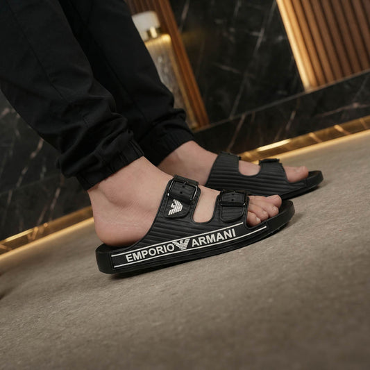 Claquette Double Strap Slides tk