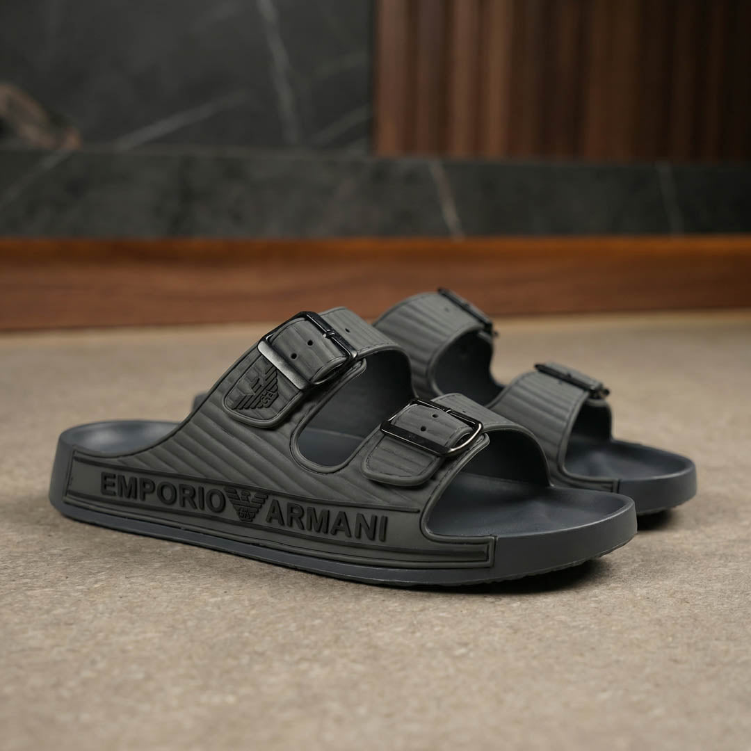 Claquette Double Strap Slides tk