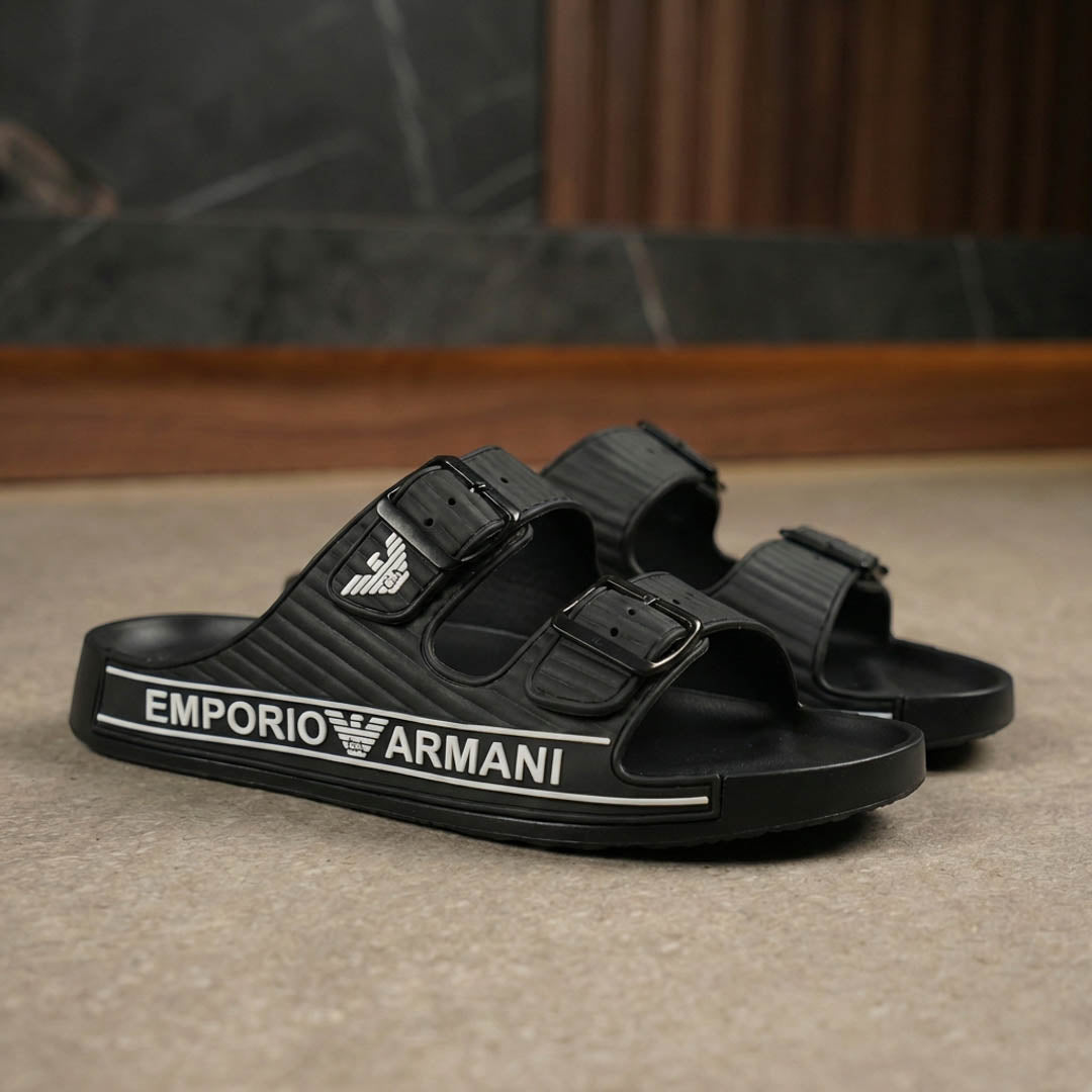 Claquette Double Strap Slides tk