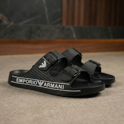 Claquette Double Strap Slides tk