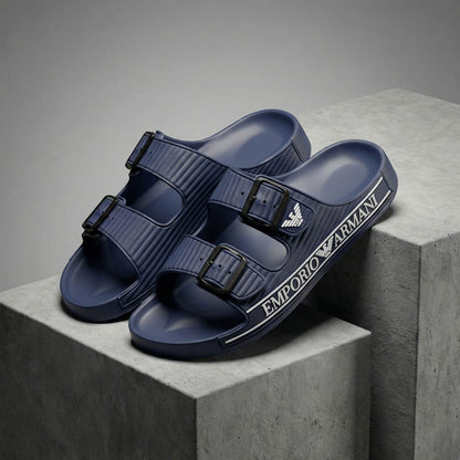 Claquette Double Strap Slides tk