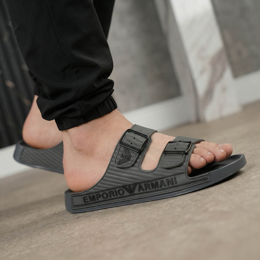 Claquette Double Strap Slides tk