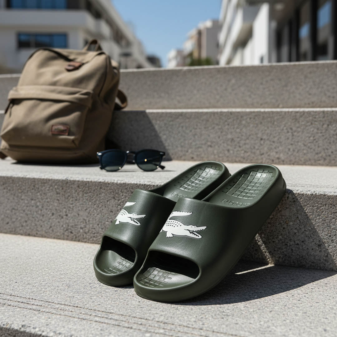 Claquettes Lacoste Serve Slide tk