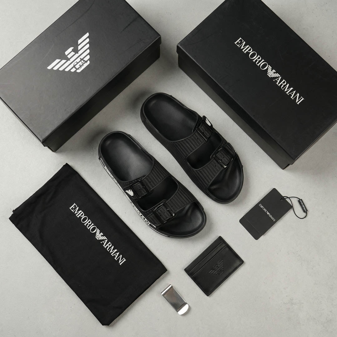 Claquette Double Strap Slides tk