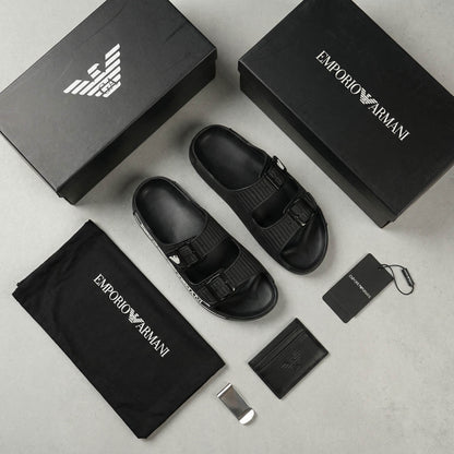 Claquette Double Strap Slides tk